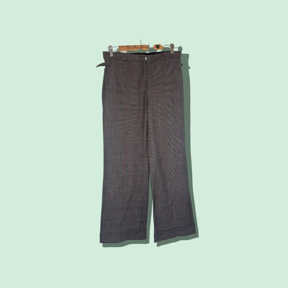 Express Brown Tweed Pants Size M 78 Y2L Mad Men Vibes Secondhand Hot